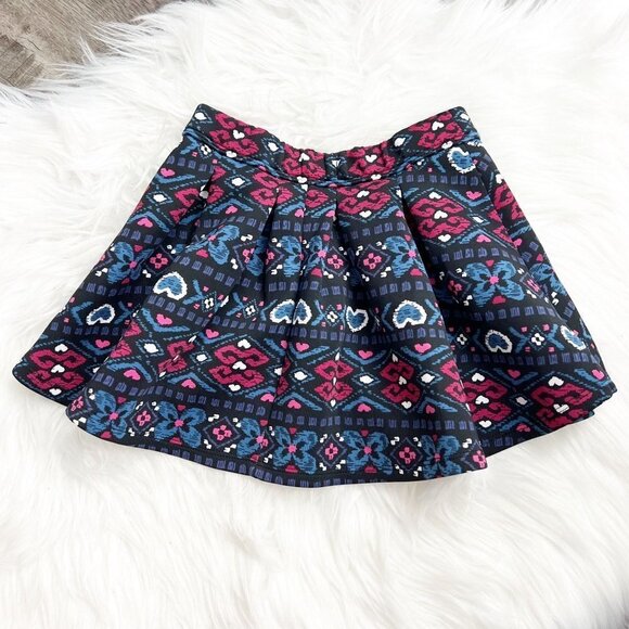 abercrombie kids Toddler Girl 3 4 Heart Scuba Skater Circle Skirt - Picture 2 of 6